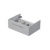 Koupelnová skříňka pod umyvadlo na desku Naturel Ratio 70x29,6x50 cm šedá lesk ND701Z26.A2736