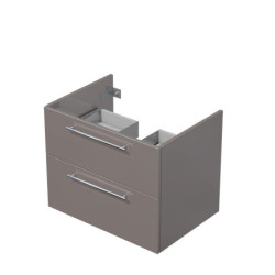 Koupelnová skříňka pod umyvadlo na desku Naturel Ratio 70x59,6x50 cm basalto lesk ND702Z56.A2496