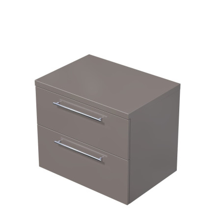 Koupelnová skříňka pod umyvadlo na desku Naturel Ratio 70x59,6x50 cm basalto lesk ND702Z56.A2496