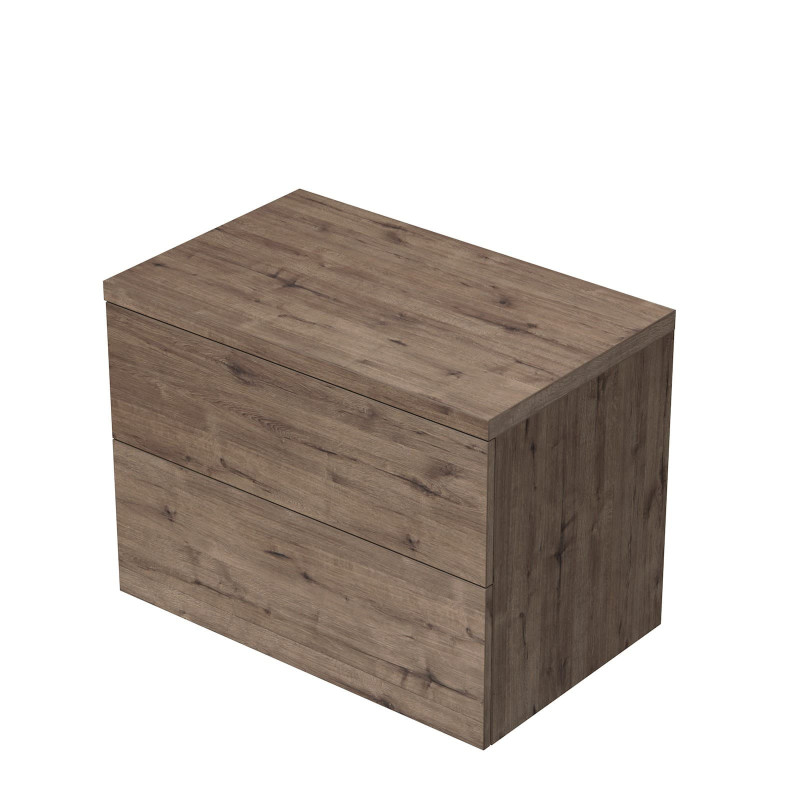 Koupelnová skříňka pod umyvadlo na desku Naturel Ratio 80x59,6x50 cm dub Wellington ND802Z56PU.D370
