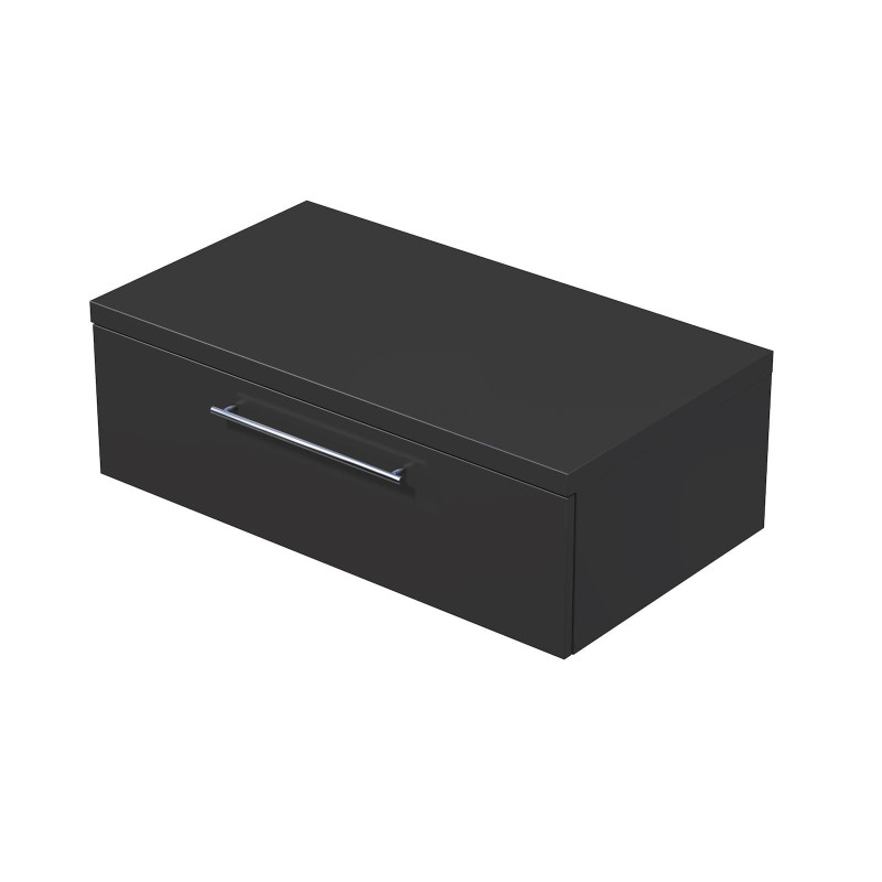 Koupelnová skříňka pod umyvadlo na desku Naturel Ratio 90x29,6x50 cm antracit lesk ND901Z26.A0076