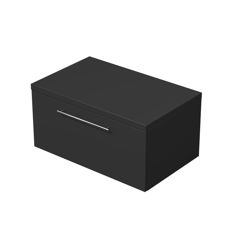 Koupelnová skříňka pod umyvadlo na desku Naturel Ratio 80x39,6x50 cm antracit mat ND801Z36.A3396