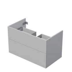 Koupelnová skříňka pod umyvadlo na desku Naturel Ratio 90x59,6x50 cm šedá lesk ND902Z56PU.A2736