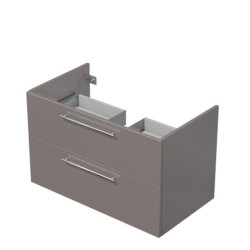 Koupelnová skříňka pod umyvadlo na desku Naturel Ratio 90x59,6x50 cm basalto lesk ND902Z56.A2496