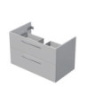 Koupelnová skříňka pod umyvadlo na desku Naturel Ratio 90x59,6x50 cm šedá lesk ND902Z56.A2736