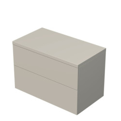 Koupelnová skříňka pod umyvadlo na desku Naturel Ratio 90x59,6x50 cm kašmír mat ND902Z56PU.A3746