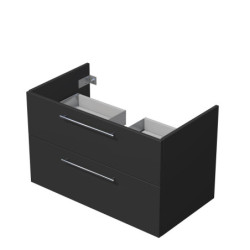 Koupelnová skříňka pod umyvadlo na desku Naturel Ratio 90x59,6x50 cm antracit mat ND902Z56.A3396