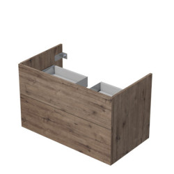 Koupelnová skříňka pod umyvadlo na desku Naturel Ratio 90x59,6x50 cm dub Wellington ND902Z56PU.D370