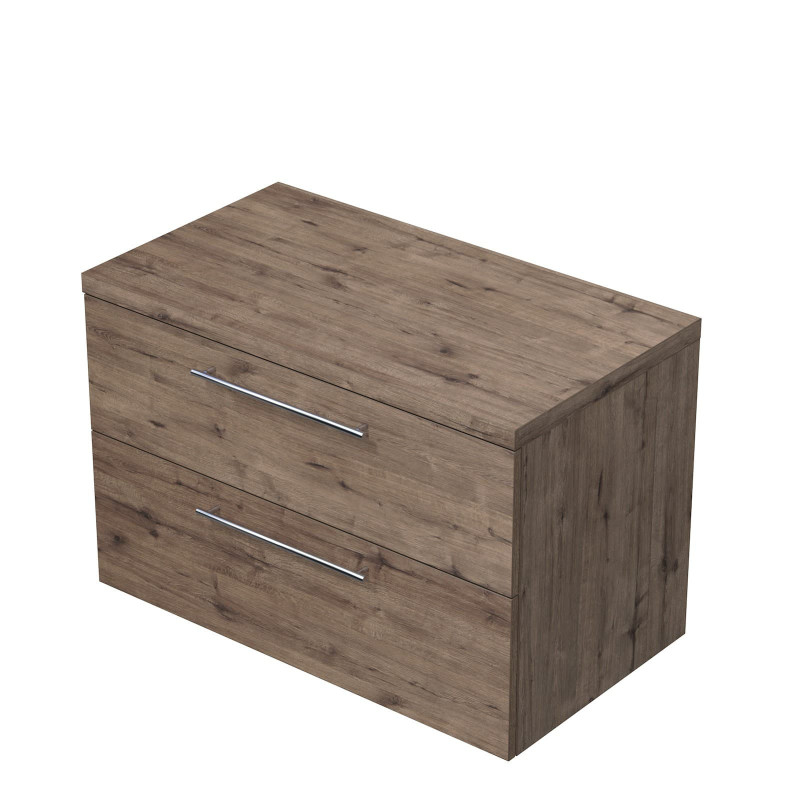 Koupelnová skříňka pod umyvadlo na desku Naturel Ratio 90x59,6x50 cm dub Wellington ND902Z56.D370