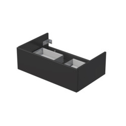 Koupelnová skříňka pod umyvadlo na desku Naturel Ratio 80x29,6x50 cm antracit lesk ND801Z26PU.A0076