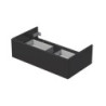 Koupelnová skříňka pod umyvadlo na desku Naturel Ratio 90x29,6x50 cm antracit lesk ND901Z26PU.A0076
