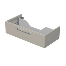 Koupelnová skříňka pod desku s 1 zásuvkou Naturel Ratio 100x26x50 cm kašmír lesk ZB1001Z26.A3026