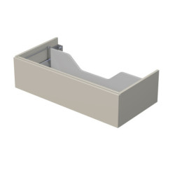 Koupelnová skříňka pod desku s 1 zásuvkou Naturel Ratio 100x26x50 cm kašmír mat ZB1001Z26PU.A3746