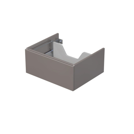 Koupelnová skříňka pod desku s 1 zásuvkou Naturel Ratio 60x26x50 cm basalto lesk ZB601Z26PU.A2496