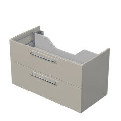 Koupelnová skříňka pod desku se 2 zásuvkami Naturel Ratio 100x56x50 cm kašmír lesk ZB1002Z56.A3026
