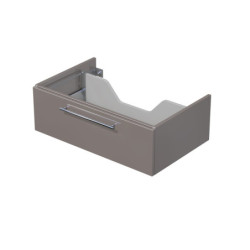 Koupelnová skříňka pod desku s 1 zásuvkou Naturel Ratio 80x26x50 cm basalto lesk ZB801Z26.A2496