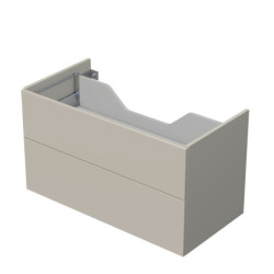 Koupelnová skříňka pod desku se 2 zásuvkami Naturel Ratio 100x56x50 cm kašmír mat ZB1002Z56PU.A3746