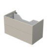 Koupelnová skříňka pod desku se 2 zásuvkami Naturel Ratio 100x56x50 cm kašmír mat ZB1002Z56PU.A3746