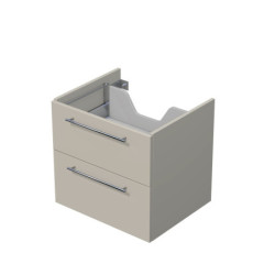 Koupelnová skříňka pod desku se 2 zásuvkami Naturel Ratio 60x56x50 cm kašmír mat ZB602Z56.A3746
