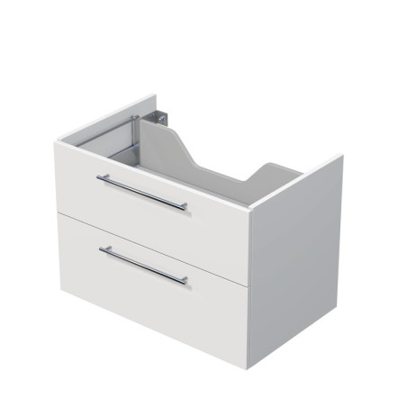 Koupelnová skříňka pod desku se 2 zásuvkami Naturel Ratio 80x56x50 cm bílá mat ZB802Z56.A3416