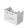 Koupelnová skříňka pod desku se 2 zásuvkami Naturel Ratio 80x56x50 cm bílá mat ZB802Z56.A3416