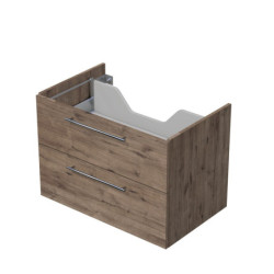 Koupelnová skříňka pod desku se 2 zásuvkami Naturel Ratio 80x56x50 cm dub Wellington ZB802Z56.D370