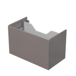 Koupelnová skříňka pod desku s 1 zásuvkou Naturel Ratio 90x26x50 cm basalto lesk ZB901Z26PU.A2496
