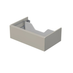 Koupelnová skříňka pod desku s 1 zásuvkou Naturel Ratio 80x26x50 cm kašmír lesk ZB801Z26PU.A3026