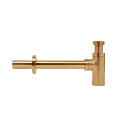 Alca Sifon umyvadlový DN32 DESIGN, zlatá matná A400-G-B