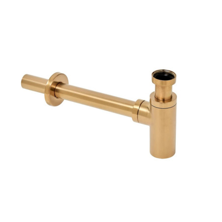 Alca Sifon umyvadlový DN32 DESIGN, zlatá matná A400-G-B