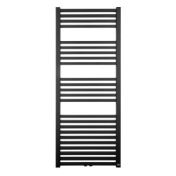 Radiátor kombinovaný Isan Quadrat 150,5x60cm středové připojení černá matná DQUA15050600CSMS