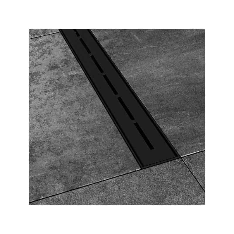Podlahová vpust Ravak Runway 75 cm černá nerez X01750