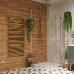 Radiátor kombinovaný Isan Ikaria 121,2x50 cm antické zlato DIKA12120500SM48