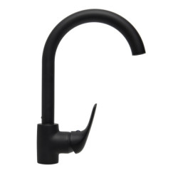 Dřezová baterie S-Line Pro s otočným ramínkem černá SIKOBSLPRO280C