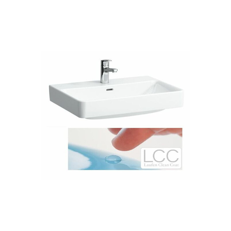 Umyvadlo Laufen Pro S 65x46,5 cm otvor pro baterii uprostřed H8109644001041