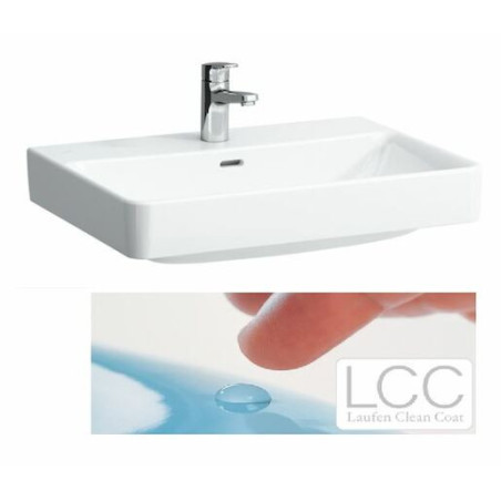 Umyvadlo Laufen Pro S 65x46,5 cm otvor pro baterii uprostřed H8109644001041