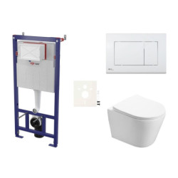 Závěsný WC set do lehkých stěn / předstěnová SAT Infinitio SIKOSSIN20K