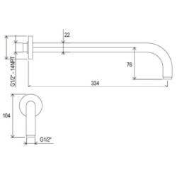 Sprchové rameno Ravak Chrome 702.00 chrom X07P112