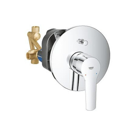 Sprchová a vanová baterie GROHE Start včetně podomítkového tělesa chrom 23558002