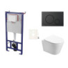 Cenově zvýhodněný závěsný WC set SAT do lehkých stěn / předstěnová montáž+ WC SAT Infinitio SIKOSSIN68K