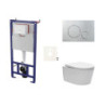 Cenově zvýhodněný závěsný WC set SAT do lehkých stěn / předstěnová montáž+ WC SAT Brevis SIKOSSBR71K