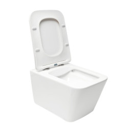 Wc závěsné SAT Infinitio včetně prkénka softclose, zadní odpad SATINF012SREXP
