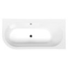 Asymetrická vana Polysan ASTRA R MONOLITH 75x160 cm akrylát pravá 34611M