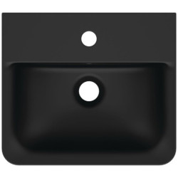 Umývátko Ideal Standard Connect Air 40x34 cm černá otvor pro baterii vpravo E0307V3