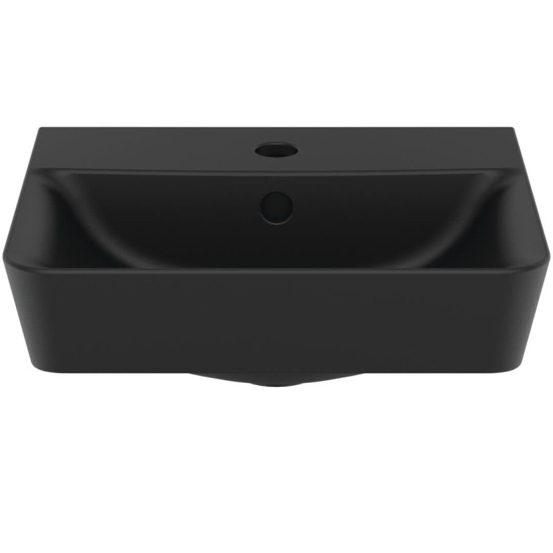 Umývátko Ideal Standard Connect Air 40x34 cm černá otvor pro baterii vpravo E0307V3