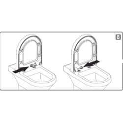 WC prkénko VitrA duroplast bílá 72-003-301