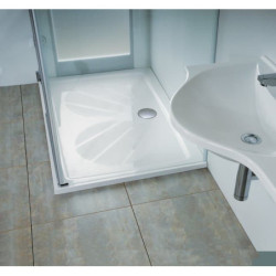 Sprchová vanička obdélníková Ravak GalaxyPro 100x90 cm litý mramor XA03A701010