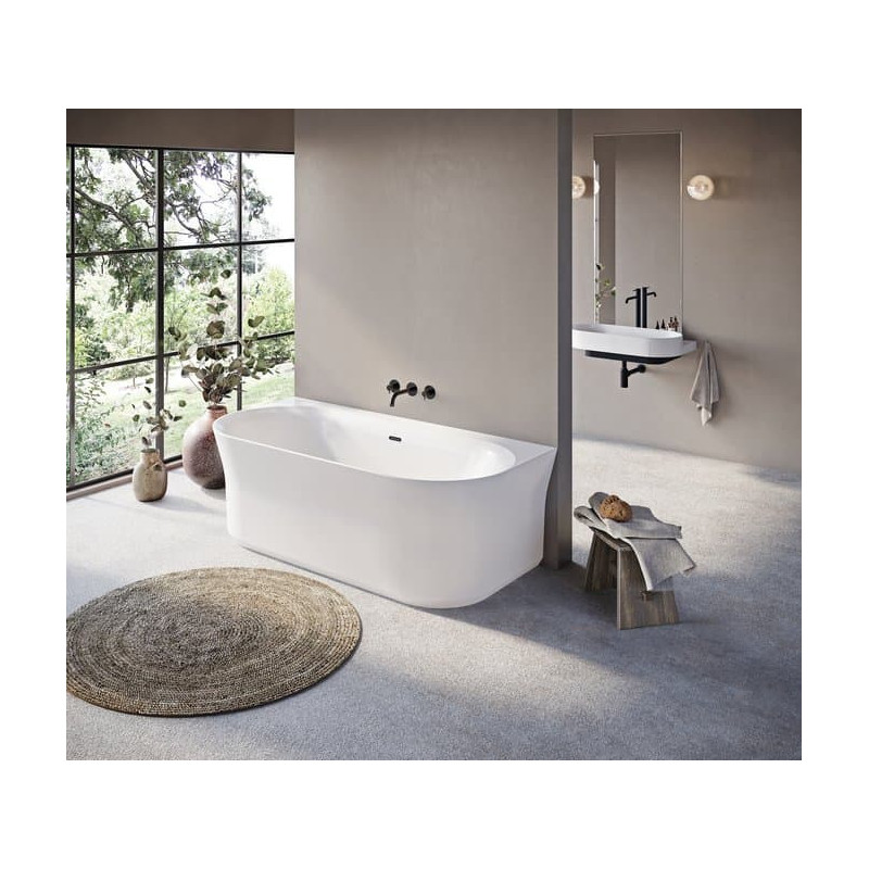 Volně stojící vana Ravak Ypsilon Wall 86x178 cm akrylát levá i pravá XC00100035