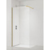 Sprchová zástěna Walk-in 80 cm SAT v barvě profilu zlatá lesk SATBWI80PRZ