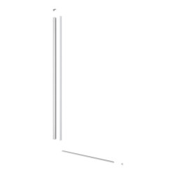 Sprchová zástěna Walk-in 120 cm SAT v barvě profilu bílá SATBWI120PRB